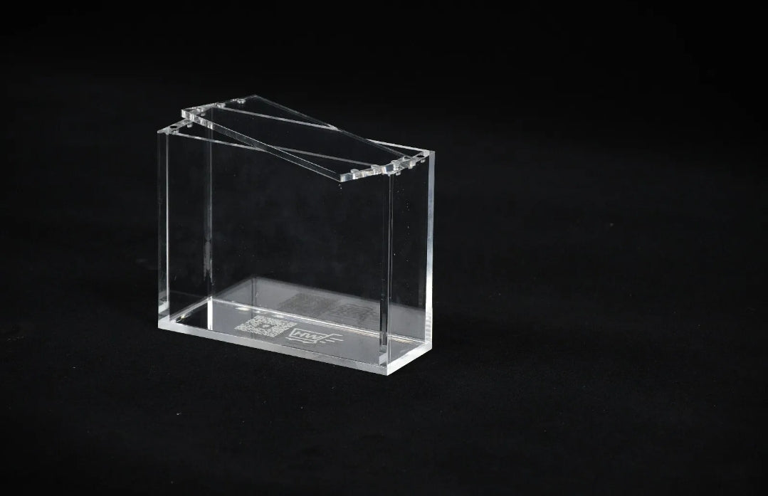 Acrylic Display Case for Yu-Gi-Oh Booster Box With Magnetic Lid 5MM Thick