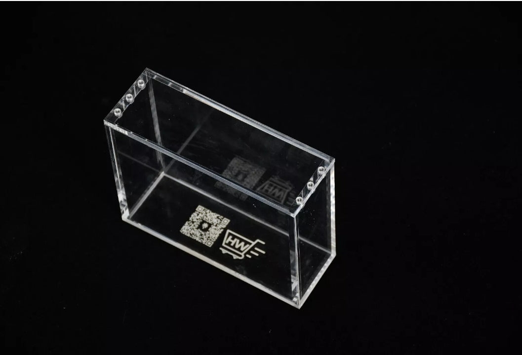 Acrylic Display Case for Yu-Gi-Oh Booster Box With Magnetic Lid 5MM Thick