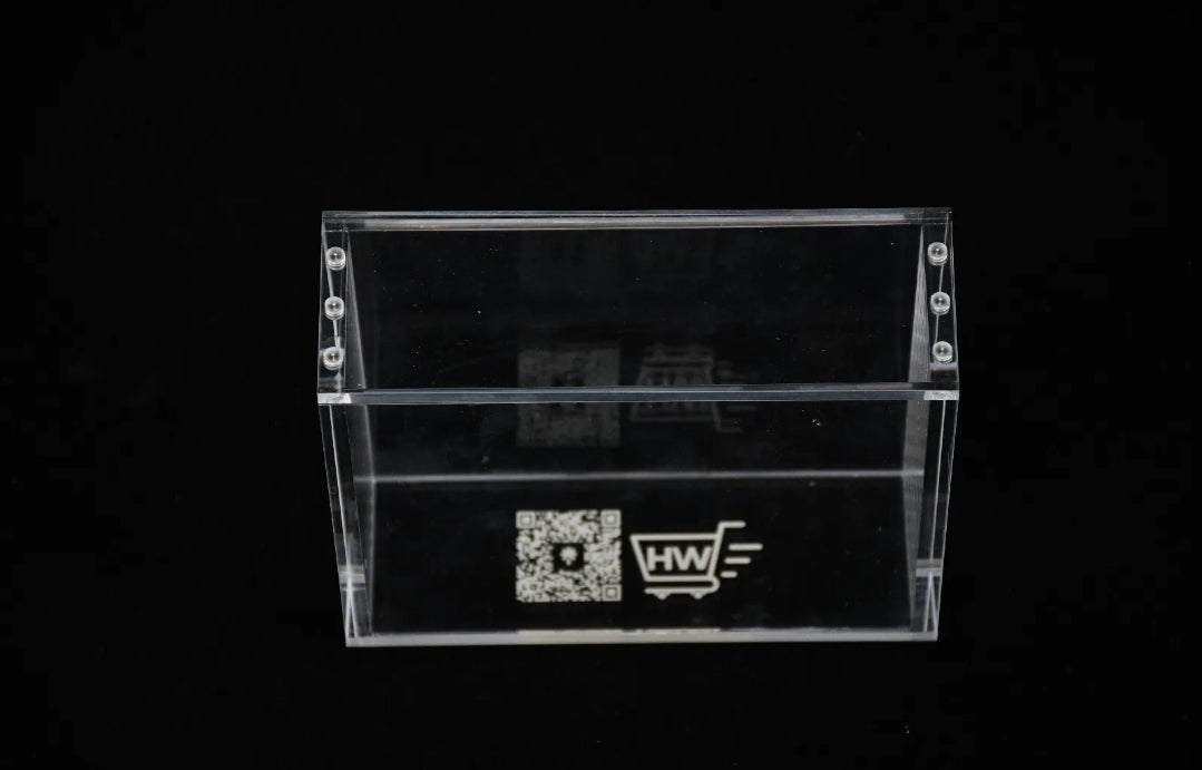 Acrylic Display Case for Yu-Gi-Oh Booster Box With Magnetic Lid 5MM Thick
