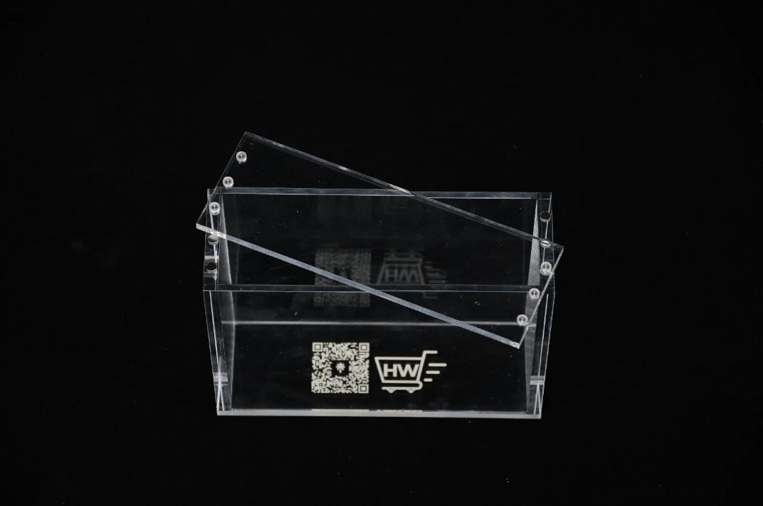 Acrylic Display Case for Yu-Gi-Oh Booster Box With Magnetic Lid 5MM Thick