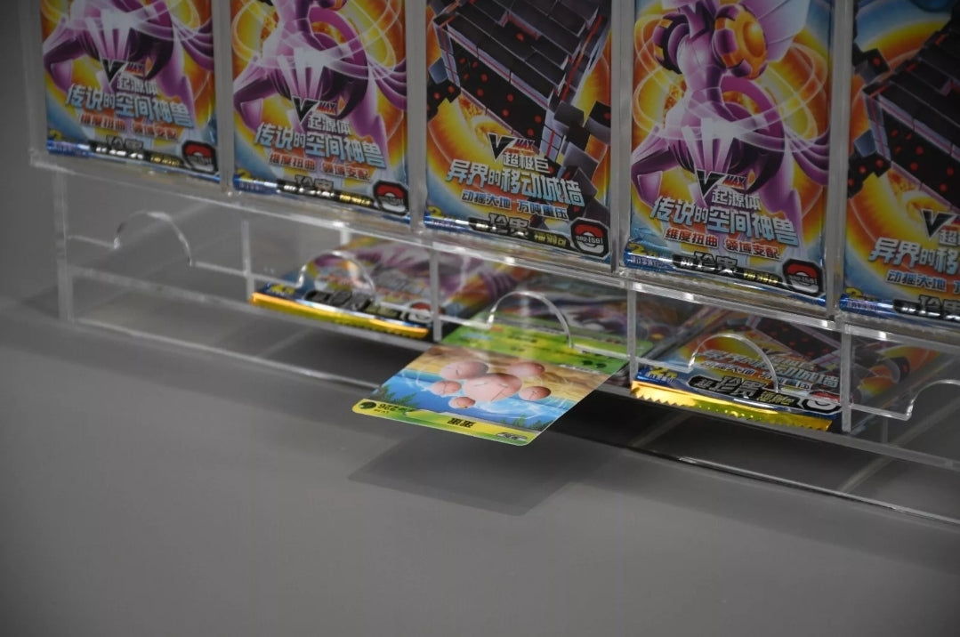 Trading Card TCG Pokémon, Yugioh, Sports - 6 Slot Acrylic Booster Pack Dispenser