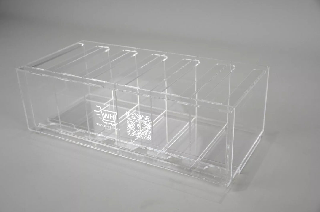 Trading Card TCG Pokémon, Yugioh, Sports - 6 Slot Acrylic Booster Pack Dispenser