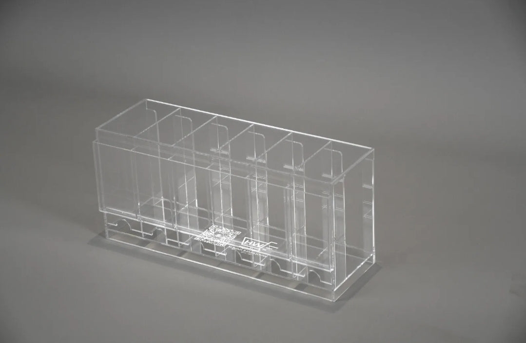 Trading Card TCG Pokémon, Yugioh, Sports - 6 Slot Acrylic Booster Pack Dispenser