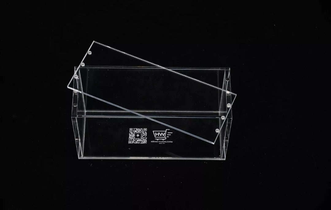 Acrylic Display Case for Magic The Gathering Draft Box W/ MAGNETIC LID