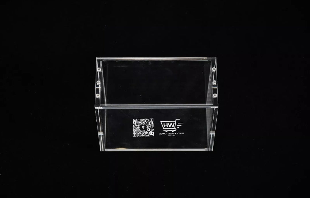 Digimon Acrylic Booster Box Display Case With Magnetic Grip