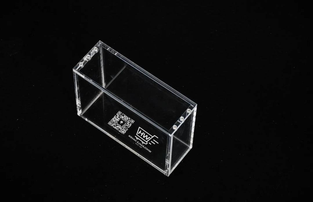 Acrylic Display Case For Naruto CCG Booster Box W/ Magnetic Lid