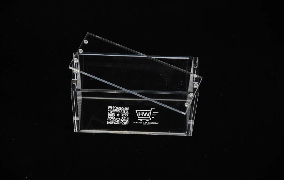 Acrylic Display Case For Naruto CCG Booster Box W/ Magnetic Lid