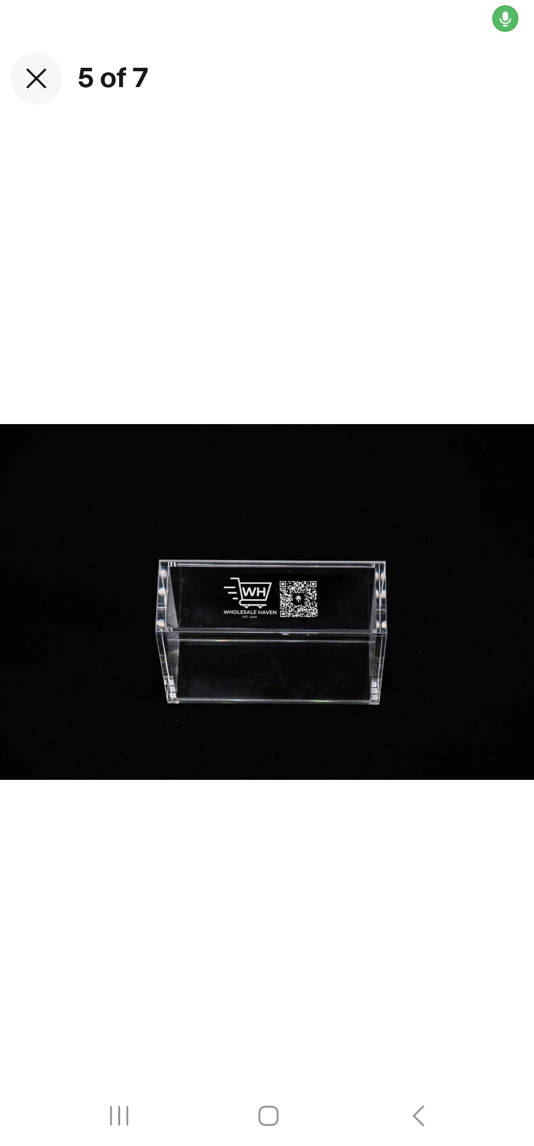 Acrylic Display Case For Naruto CCG Booster Box W/ Magnetic Lid